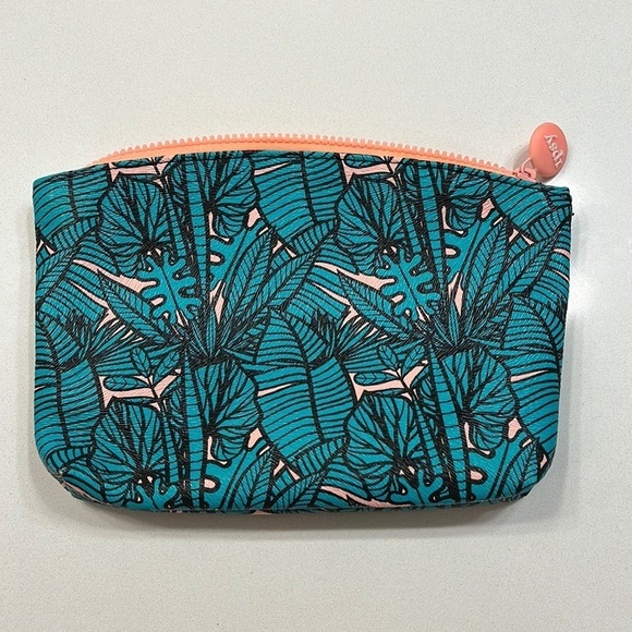 Ipsy Tropical Print Everyday Essentials Cosmetics Bag - Picture 1 of 5
